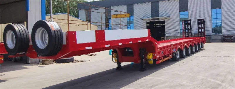 Semi-trailer For Low-floor Transport Semi-trailer For Low-floor Transport